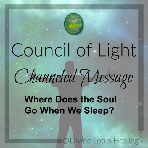 Divine Lotus Healing Council of Light Channeled Message Where Does the Soul Go When We Sleep