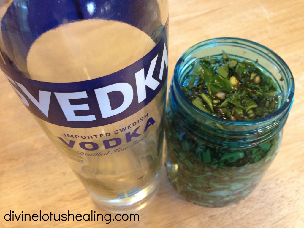 dandelion vodka mix