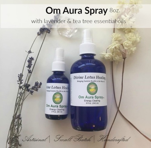 Divine Lotus Healing Om Aura Spray 8oz