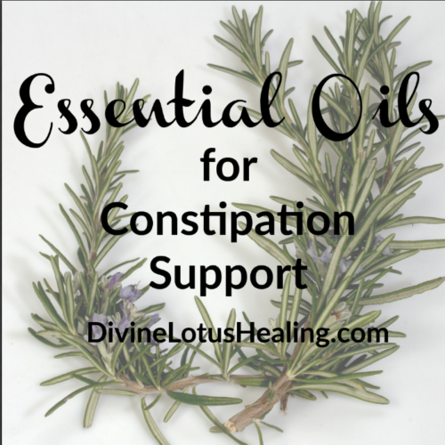 Divine Lotus Healing Essential Oils for Constipation Support